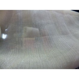 TISSU MOUSSELINE POLYESTER BLANC CASSE BRILLANT A0038 TISSU MOUSSELINE POLYESTER BLANC CASSE BRILLANT A0038
