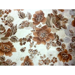 TISSU MOUSSELINE POLYESTER IMPRIME FLEURS A0046 TISSU MOUSSELINE POLYESTER IMPRIME FLEURS A0046