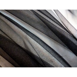 TISSU TULLE SOUPLE NOIR A0010