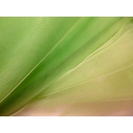 TISSU TULLE SOUPLE VERT POMME A0019