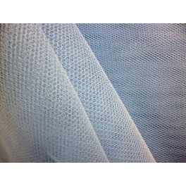 TISSU TULLE RIGIDE BLEU CIEL A0040