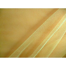 TISSU TULLE RIGIDE JAUNE A0044