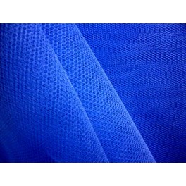 TISSU TULLE RIGIDE BLEU ROI A0054