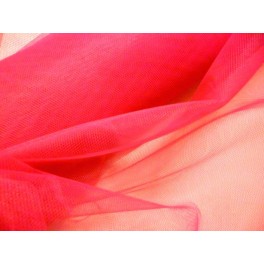 TISSU TULLE RIGIDE ROUGE A0057