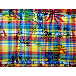 TISSU MADRAS IMPRIME EXOTIQUE A0018 TISSU MADRAS IMPRIME EXOTIQUE A0018