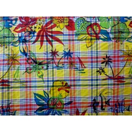 TISSU MADRAS IMPRIME EXOTIQUE A0019 TISSU MADRAS IMPRIME EXOTIQUE A0019