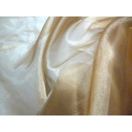 TISSU ORGANZA UNI BEIGE A0005