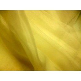 TISSU ORGANZA UNI JAUNE A0006