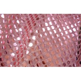 TISSU PAILLETTES ROSE A0010 TISSU PAILLETTES ROSE A0010