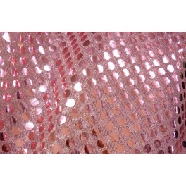 TISSU PAILLETTES ROSE A0010