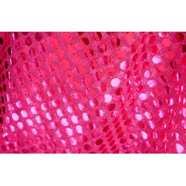 TISSU PAILLETTES FUCHSIA A0011