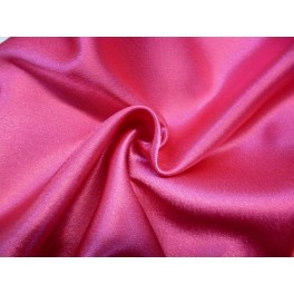 TISSU SATIN POLYESTER CRÊPE ENVERS SATIN FUCHSIA A0022