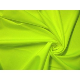 TISSU LYCRA  VERT JAUNE FLUO A0006