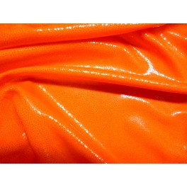 TISSU LYCRA  SPECTACLE LEZARD ORANGE A0018