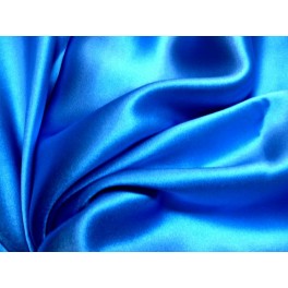 TISSU SATIN SOIE TURQUOISE A0020