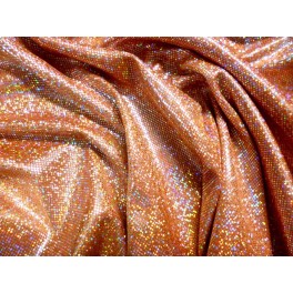 TISSU LYCRA SPECTACLE PAILLETE FOND ORANGE A0033 TISSU LYCRA SPECTACLE PAILLETE FOND ORANGE A0033