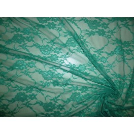 TISSU DENTELLE LYCRA VERT D'EAU A0011