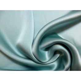 TISSU SATIN SOIE BLEU CIEL A0022