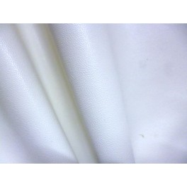 TISSU SIMILI CUIR SOUPLE BLANC A0017