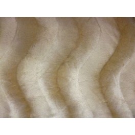 TISSU FAUSSE FOURRURE UNI BEIGE A0036