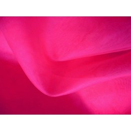 TISSU ORGANZA UNI FUCHSIA  A0021