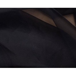 TISSU ORGANZA UNI NOIR  A0025