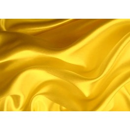 TISSU SATIN LYCRA UNI JAUNE A0005