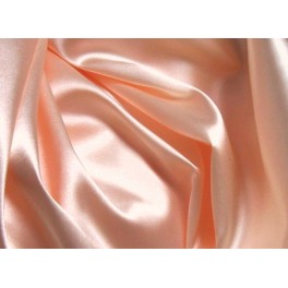 TISSU SATIN LYCRA UNI ROSE TRES PALE A0009