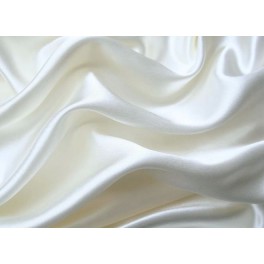 TISSU SATIN LYCRA UNI BLANC A0010