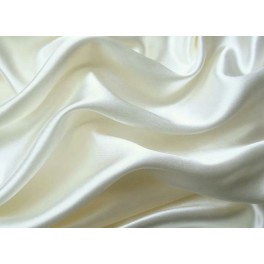 TISSU SATIN LYCRA UNI BLANC CASSE A0011