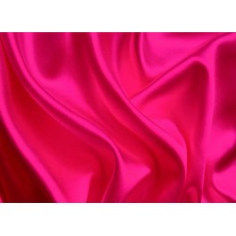 TISSU SATIN LYCRA UNI ROSE FUCHSIA A0014