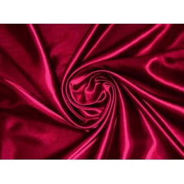 TISSU SATIN LYCRA UNI BORDEAUX A0017