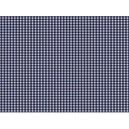 TISSU VICHY PETIT CARREAUX BLEU NUIT A0007 TISSU VICHY PETIT CARREAUX BLEU NUIT A0007