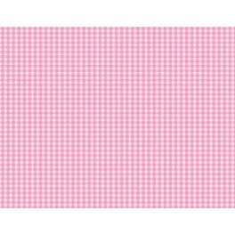 TISSU VICHY PETIT CARREAUX ROSE BONBON A0013