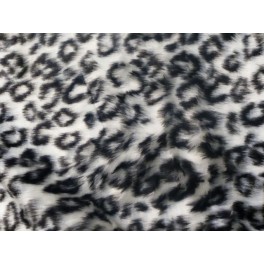 TISSU FAUSSE FOURRURE SYNTHETIQUE IMPRIME LEOPARD A0037 TISSU FAUSSE FOURRURE SYNTHETIQUE IMPRIME LEOPARD A0037