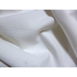 TISSU COTON PIQUE BLANC A0050