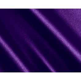 TISSU SATIN UNI POLYESTER VIOLET FONCE A0002