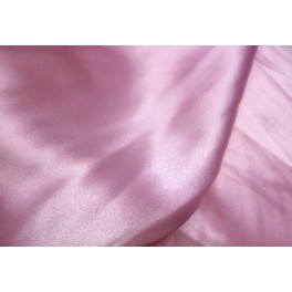 TISSU SATIN LYCRA UNI ROSE A0022