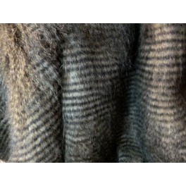 TISSU FAUSSE FOURRURE SYNTHÉTIQUE POILS LONG MOTIF HYENE A0044 TISSU FAUSSE FOURRURE SYNTHÉTIQUE POILS LONG MOTIF HYENE A0044