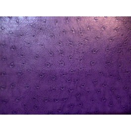 TISSU SIMILI CUIR SOUPLE MOTIF AUTRUCHE VIOLET A0049