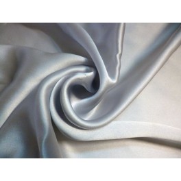 TISSU SATIN SOIE GRIS A0024