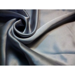 TISSU SATIN SOIE GRIS FONCE A0025 TISSU SATIN SOIE GRIS FONCE A0025
