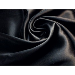 TISSU SATIN SOIE NOIR A0029 TISSU SATIN SOIE NOIR A0029
