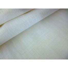 TISSU LIN BLANC CASSE A0021