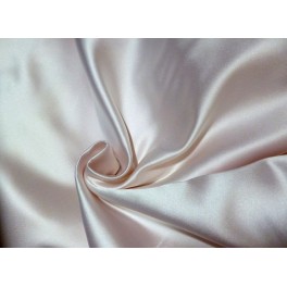 TISSU SATIN DUCHESSE ROSE TRÈS PÂLE  A0006