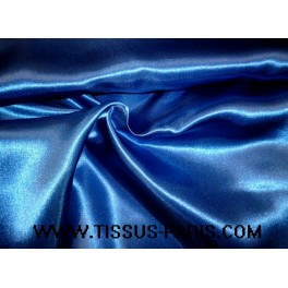 TISSU DOUBLURE SATIN BLEU ROI A0006