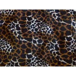 TISSU FAUSSE FOURRURE GIRAFE  A0020