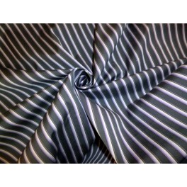 TISSU COTON RAYURES NOIR et VIOLET A0032 TISSU COTON RAYURES NOIR et VIOLET A0032