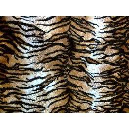 TISSU FAUSSE FOURRURE TIGRE  A0021