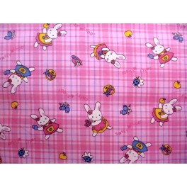 TISSU COTON ENFANTS HELLO KITTY A0019